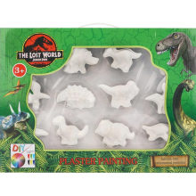 Gypsum Dinosaur Coloured Drawing or Pattern Toy